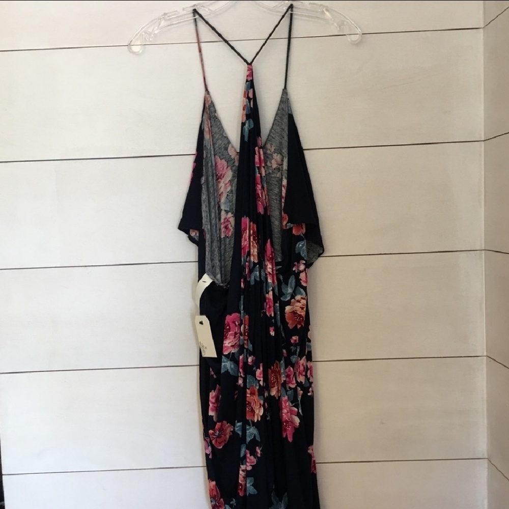 🔥Floral print ruffle front dress - Picture 4 of 5
